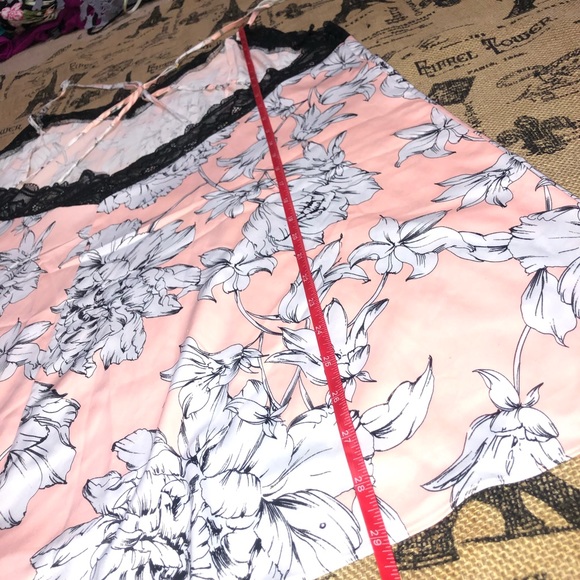 Cacique NWOT! Floral Print Top Babydoll Size 18/20 - Picture 6 of 13